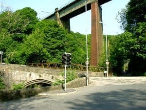 Crossing the Etherow at Broadbottom